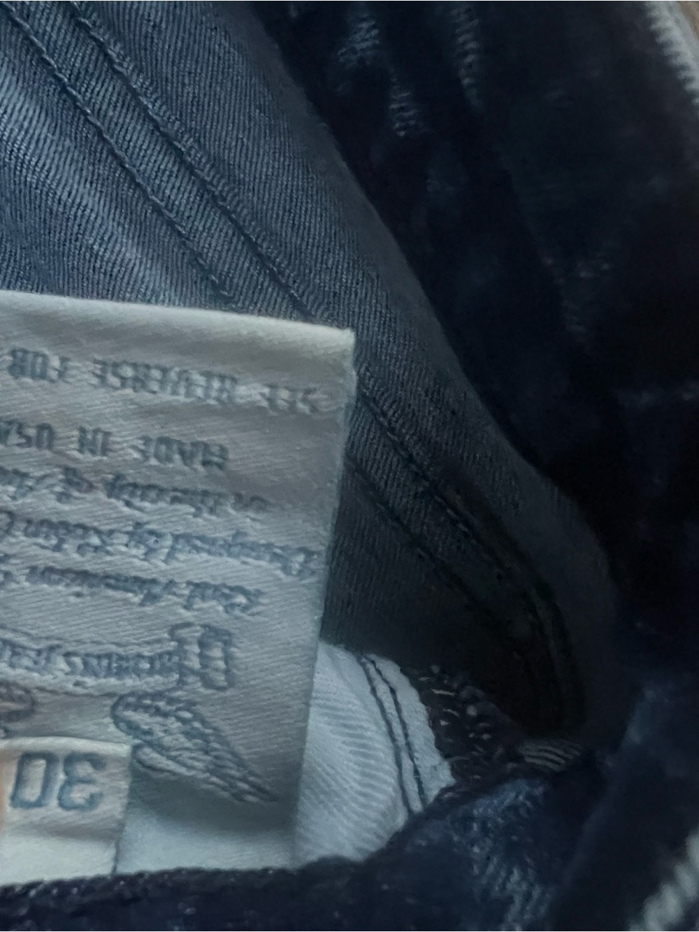 Robins Jeans Moto Distressed Washed Black Jeans - Picture 3 of 3